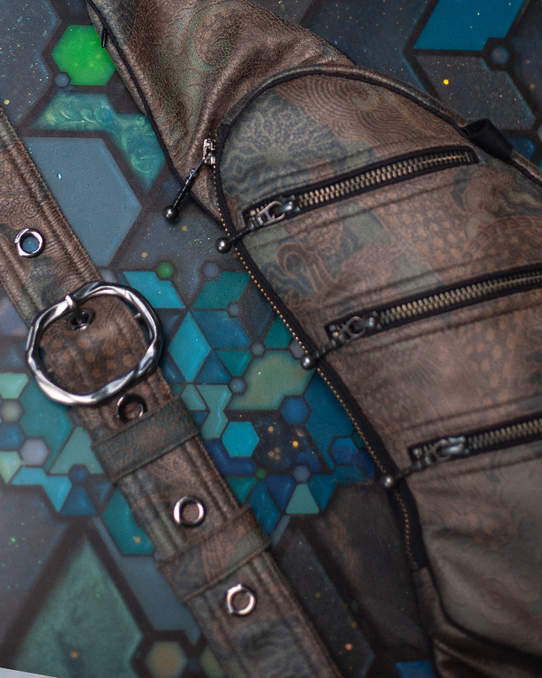 Botta Bag / Fake Leather Buckle - DRAGONS